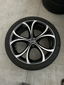 20” sada kol (ráfky 8J x 20 5/110 ET33 65,1 a pneumatiky) - 2