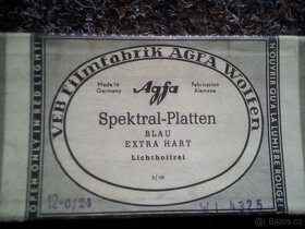 Stará papírová krabička Spektral-Platten - 2