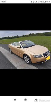 Prodám Audi A4 Cabrio 2.5 TDI 6V 120kw - 2