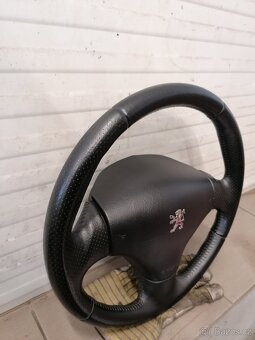 Peugeot 206 kožený volant - 2
