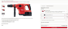 Hilti TE 60-22 akumulátorové vrtací kladivo (Nuron) - 2