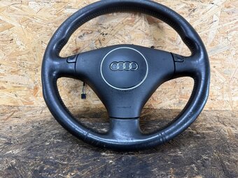 KOŽENÝ VOLANT S ŘAZENÁM AUDI A6 C5 - 2
