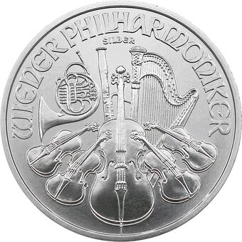 Wiener Philharmoniker stříbrné investiční mince - 2