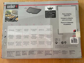 Plát pro Weber gril Q100/1000 - NOVÝ - 2