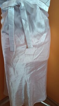 Hedvábná růžová noční košilka vel 50/XXL - 2