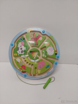 dřevěvná kuličkový labyrint - 2