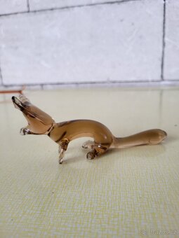 Stará skleněná Liška ŽBS - 2