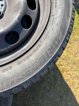 Sada plechových kol 5x112 r16, Bridgestone - 2