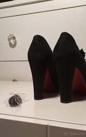 Podpatky černé (10 cm) - Jenny Fairy - velikost 38 - 2