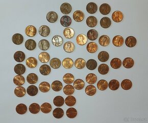 Sada minci Lincoln cent USA 1974-2014 - 2