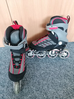 KOLEČKOVÉ BRUSLE RIDER ALU VEL. 37 - 2