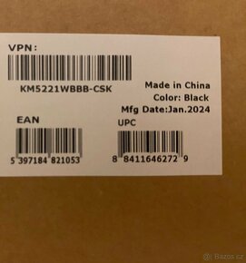 Dell KM5221W bezdratova klavesnice a mys - cerna (CZ/SK) - 2