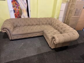 Hezká rohová Sedací souprava Chesterfield - 2