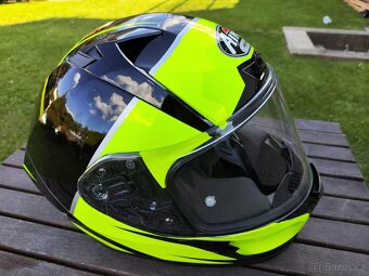 Moto helma Airoh Valor Eclipse žlutá/černá lesklá vel. XS - 2