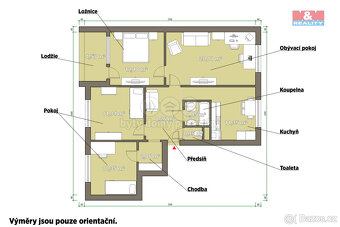 Pronájem bytu 4+1, 84 m², Plzeň, ul. Kralovická - 2