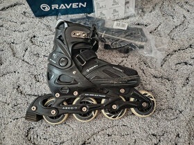 Nastavitelne brusle 2v1 Raven Pulse black 37/40 - 2