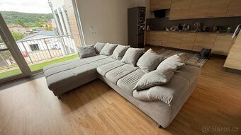 Sedaci souprava - šedivá 337x228cm. - 2
