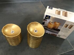 Nové svíčky s LED Tchibo z pravého vosku 2 ks - 2