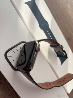 Apple Watch Series 7 (45 mm) – originál + nový modrý pásek - 2