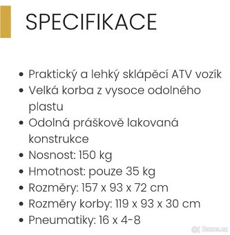 Vozík za čtyrkolku - 2