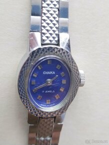 Chaika/Čajka retro náramkové hodinky USSR modré - 2