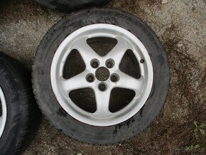 Alu kola 5x100 R16 ET 38 Pneu zimní 205/55 R16 - 2