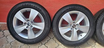 Originál alu Škoda SCALA 5x100 205/55 R16 - 6,5mm - 2
