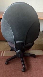 Pracovní otočná židle, černá - 2