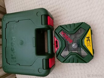 NOVÝ Bosch EasyDrill 1200, 2x baterie, nabíječka, kufr - 2