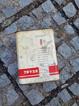 Plechovka od oleje M6ad, Trysk. - 2