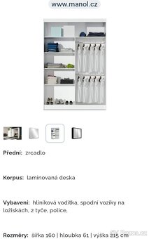 Prodám novou šatní skřín - 2