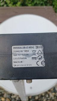 Satelitní parabola 80cm + konvertor - 2