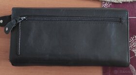 Dámská černá kožená peněženka zn.Jobis - 2