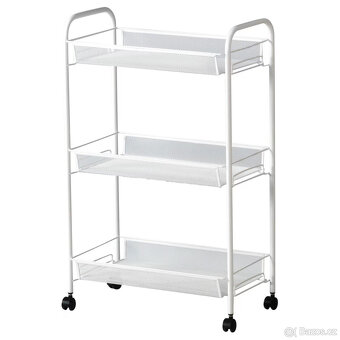 IKEA = HORNAVAN vozík na kolečkách - bilý - 2