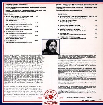 Jaroslav Hutka – Pravděpodobné Vzdálenosti (LP) - 2