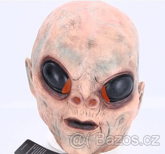 maska - čert/ďábel - ufo/marťan - sešívaná lebka - 2