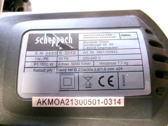 S - Pokosová pika "scheppach" HM80L - 2