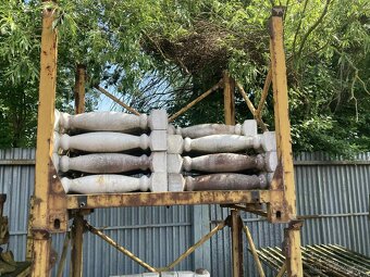 Okrasné sloupky na plot kamen nebo beton - 2