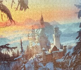 Složené puzzle v kliprámu 972 kusů - 2