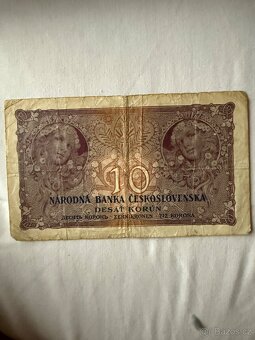 10 korun československých rok 1927 - 2