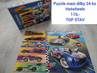 Puzzle dřevěné, puzzle, knížky, plyšáci aj. - 2