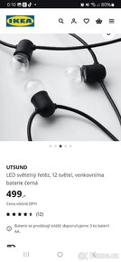 Světýlka venkovní i do interiéru Ikea UTSUND 2 ks - 2