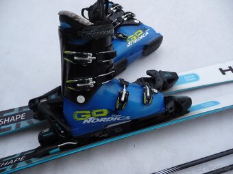 334. lyže HEAD - 140cm (2024) + boty NORDICA 39,5eu + Hole - 2