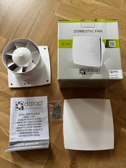 Ventilátor 125 mm s vykonejsim motorem - 2