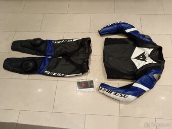 Dainese Avro 4-Pánská Dámská kožená moto kombinéza, dvoudíl - 2