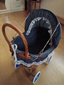 Kočárek malý proutěný - 2