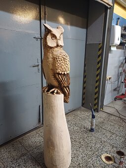 Výr ze dřeva do zahrady - 2