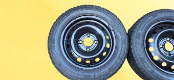 14" disky Peugeot 4x108 ET34 + zimní pneu 175/65/14 - 2