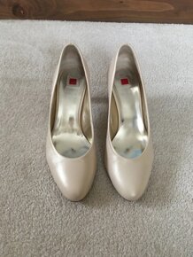 Krémové/perleťové lodičky Högl - 2