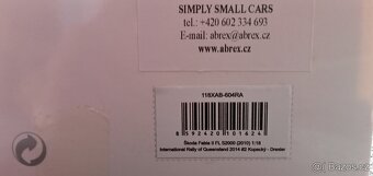 ABREX 1:18 RALLY OF QUEENSLAND 2014 LIMITKA 100 KS - 2